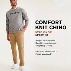 Dockers Comfort Knit Straight Fit Trouser NWT 32 x 34